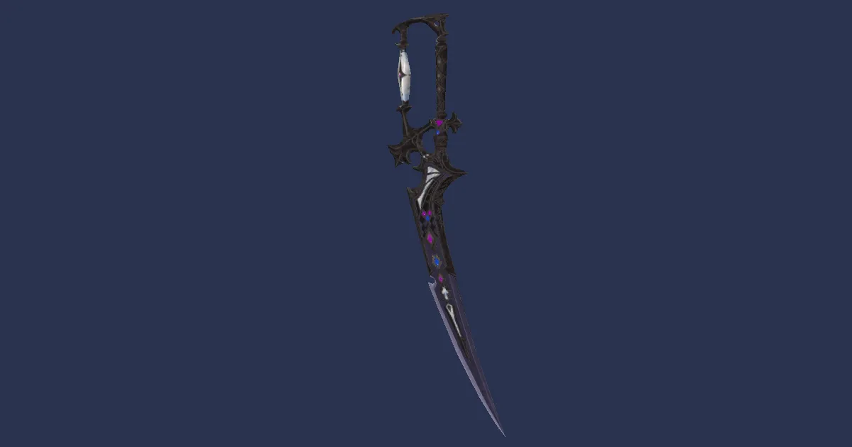 3D-Ansicht von Messer des Aufstiegs