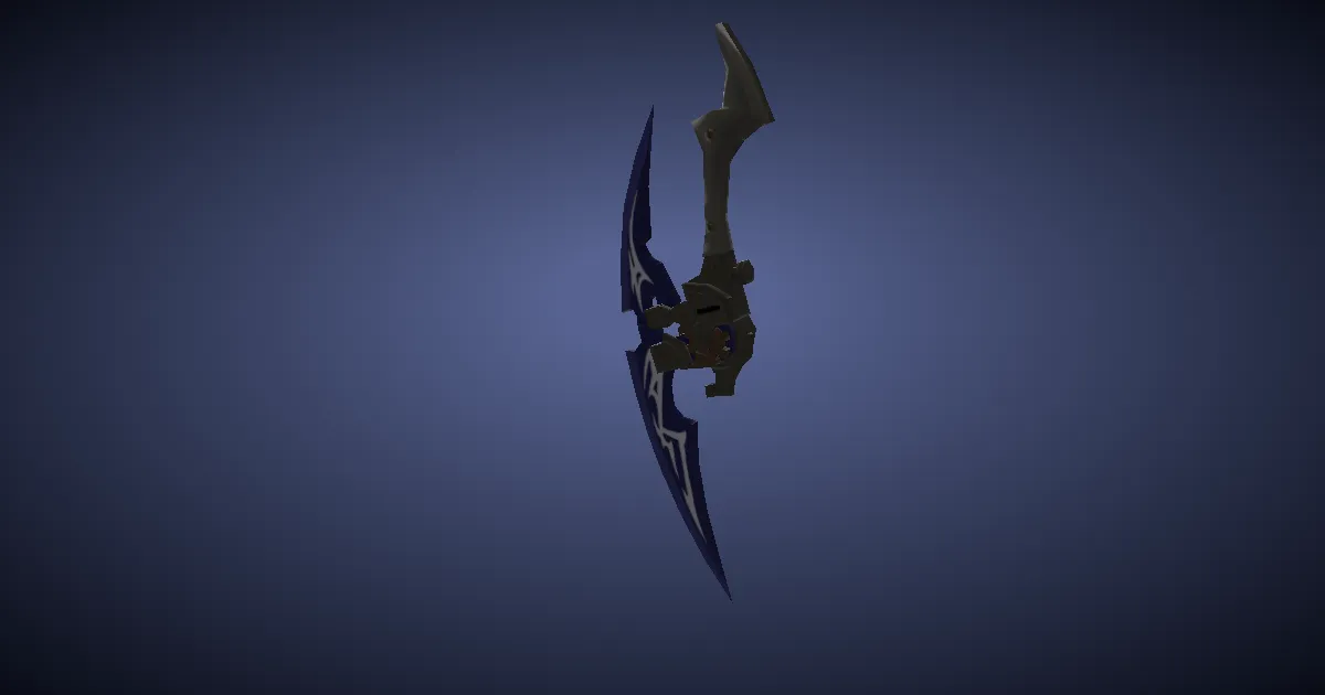 Rendu 3D de Kriss en titane