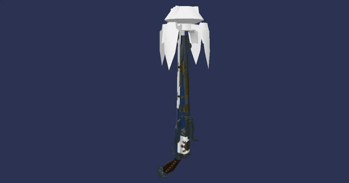 Mythril-barreled Carbine - 3D render