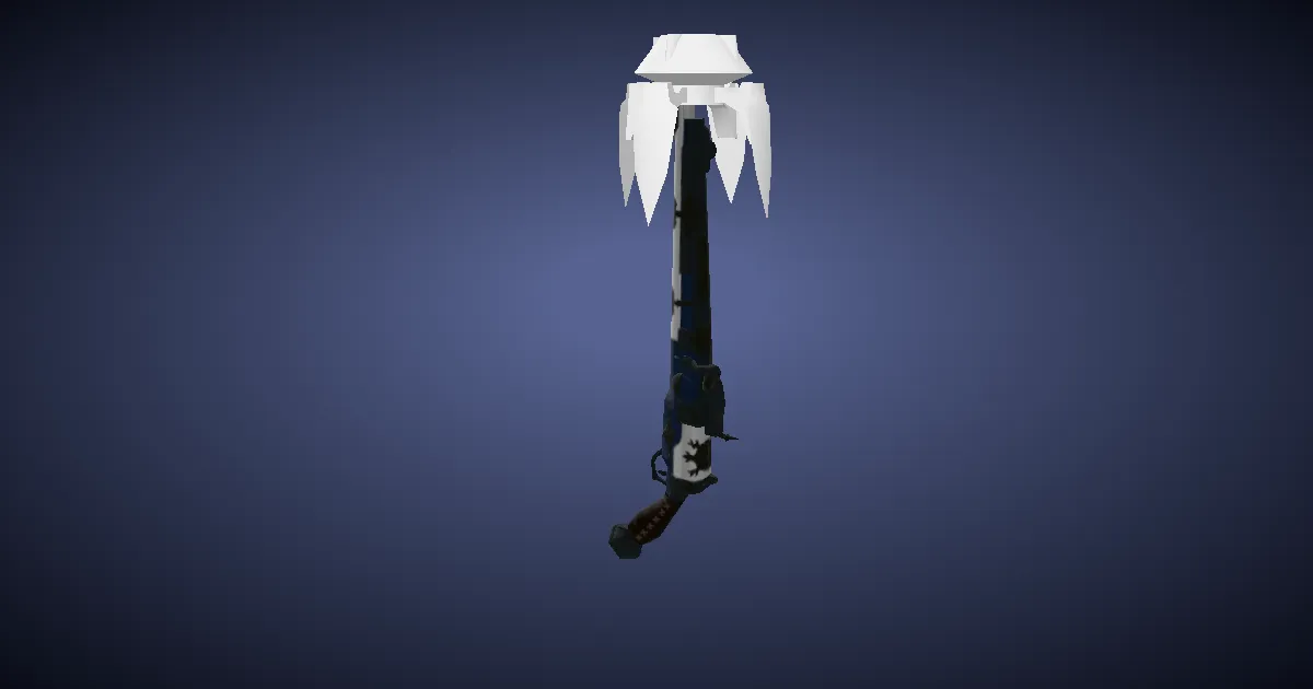 Rendu 3D de Carabine en mithril