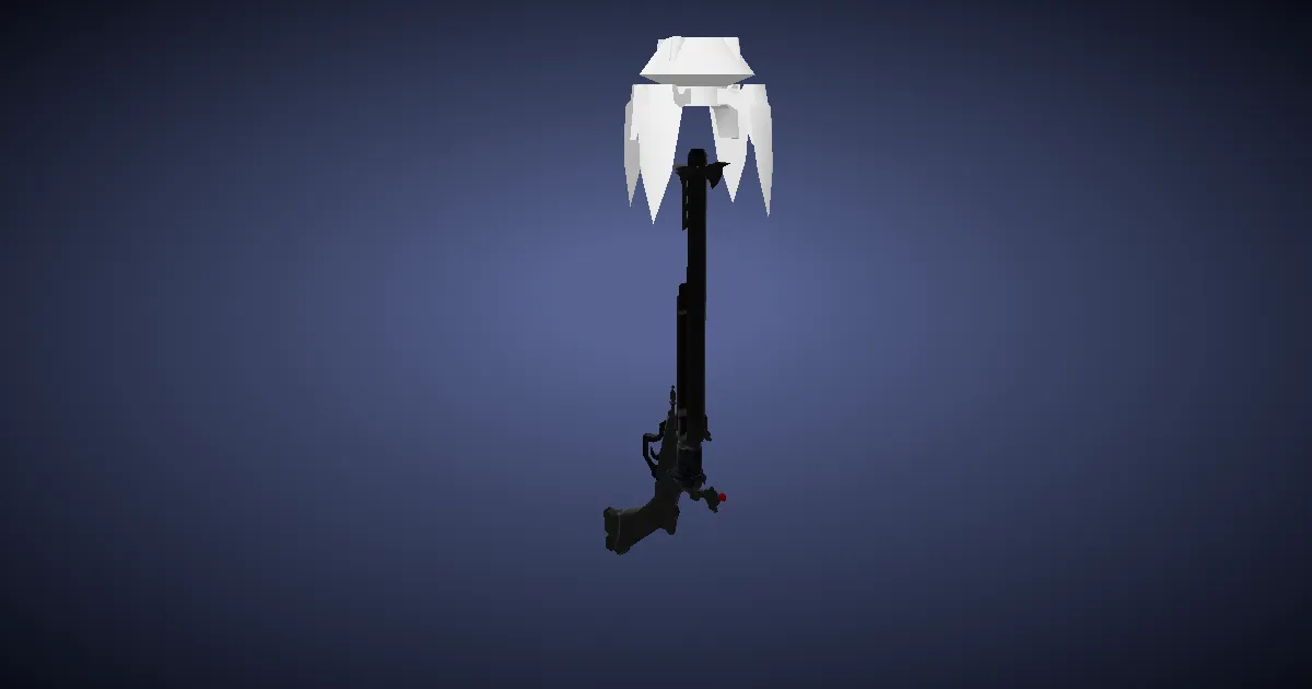 Deepgold Revolver - 3D render