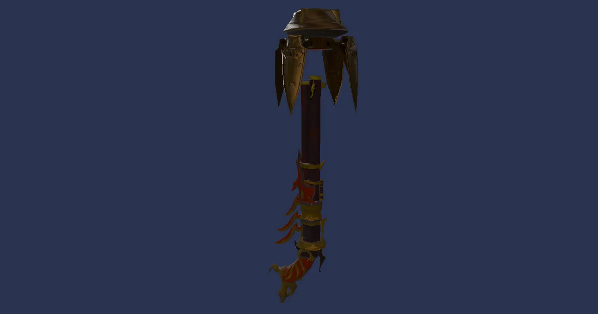 Suzaku's Revolver - 3D render