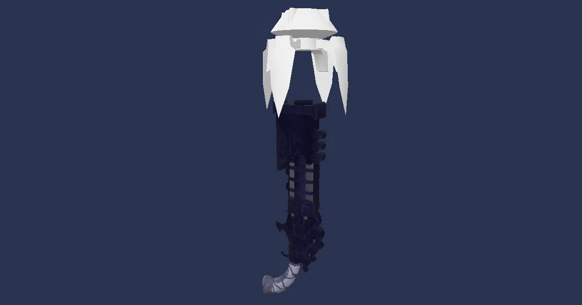 Cobalt Tungsten Handgonne - 3D render