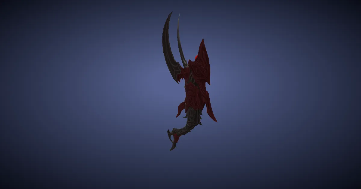 Ruby Knifelock - 3D render