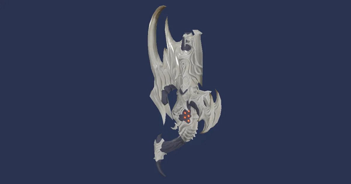 Diamond Zeta Pistol - 3D render
