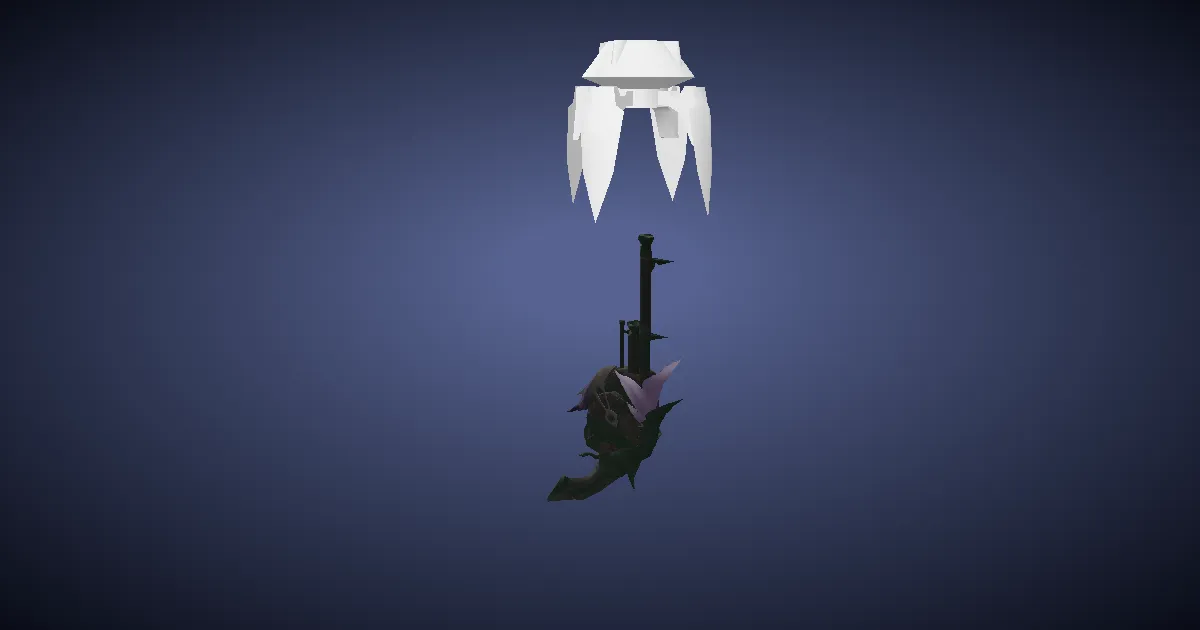 High Durium Pistol - 3D render