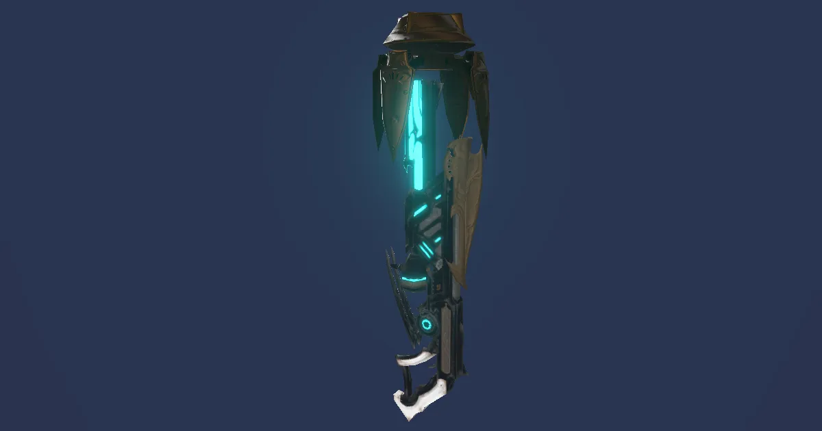Rendu 3D de Tromblon magitek Scaeva amélioré