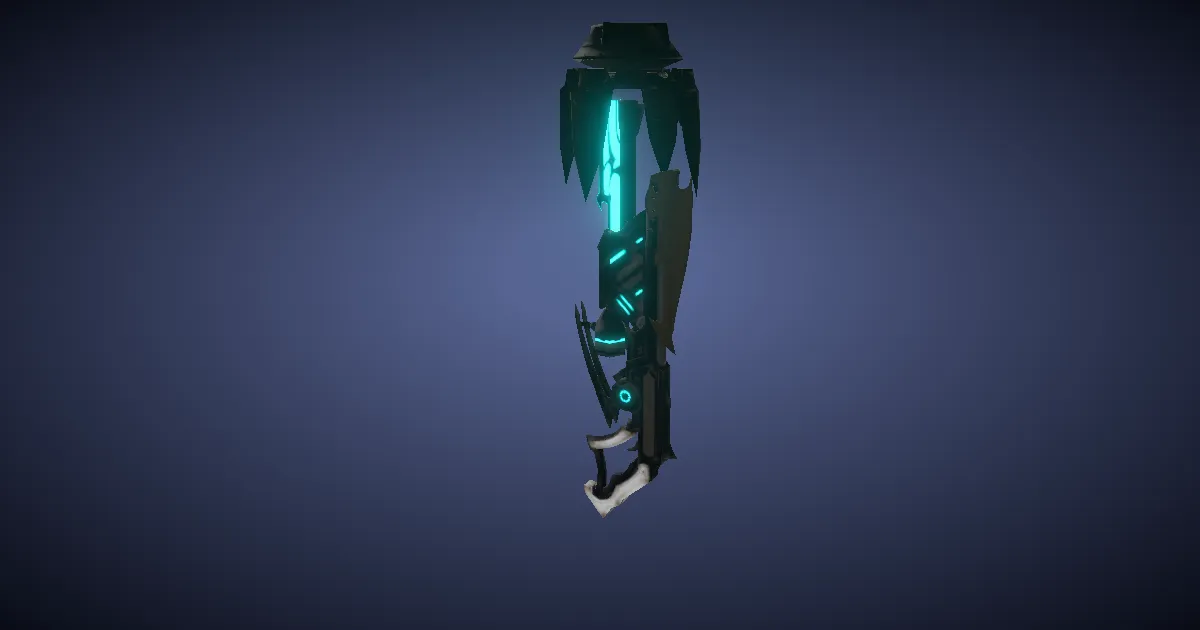 Rendu 3D de Tromblon magitek Scaeva amélioré