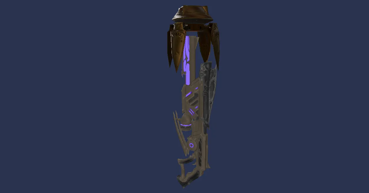 Bismuth Blunderbuss - 3D render