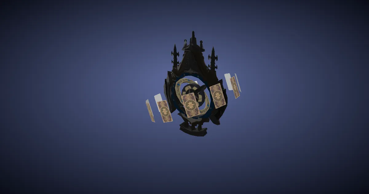 Stonegold Orrery - 3D render