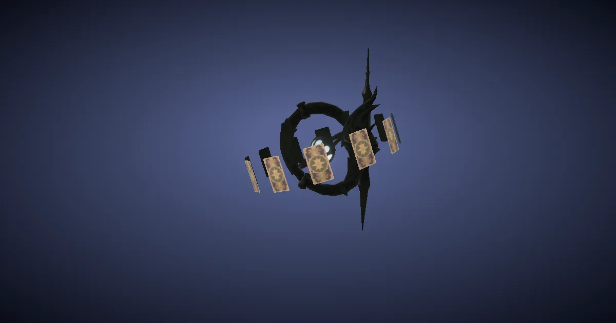 Rendu 3D de Planisphère en plomb-étain