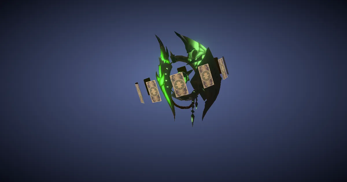 Shinryu's Ephemeris - 3D render