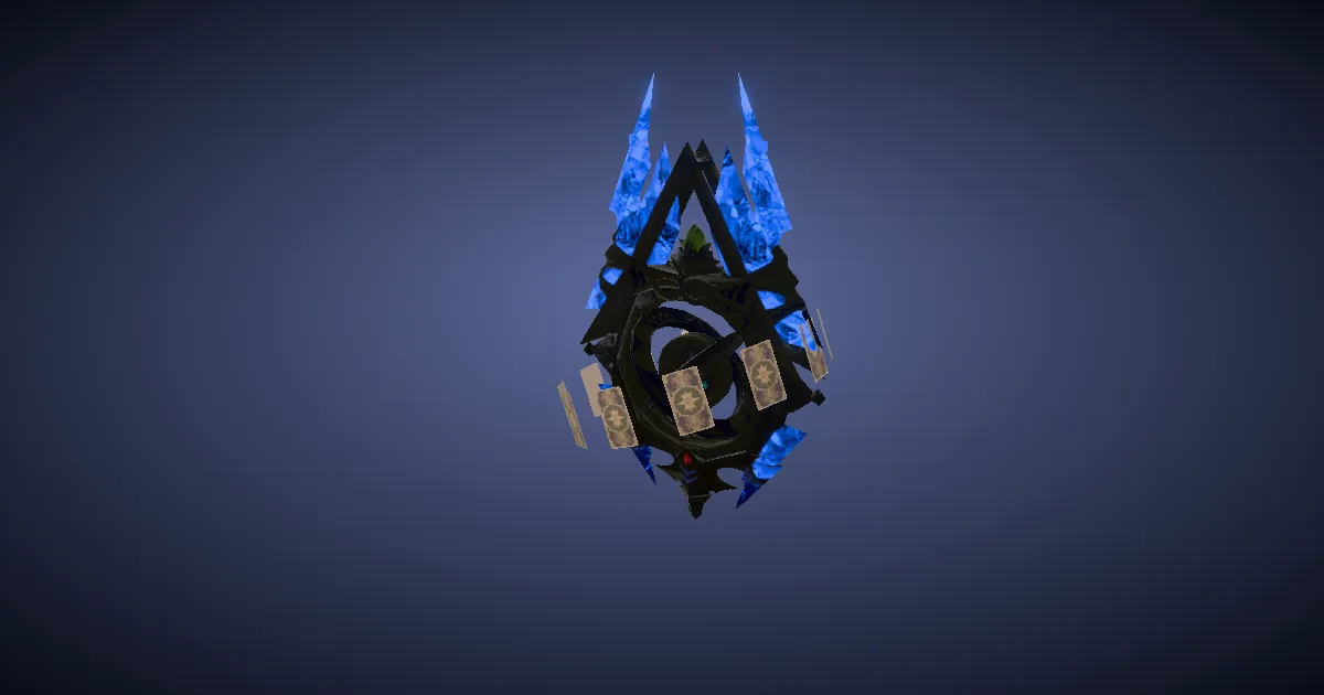 Bluespirit Star Globe - 3D render