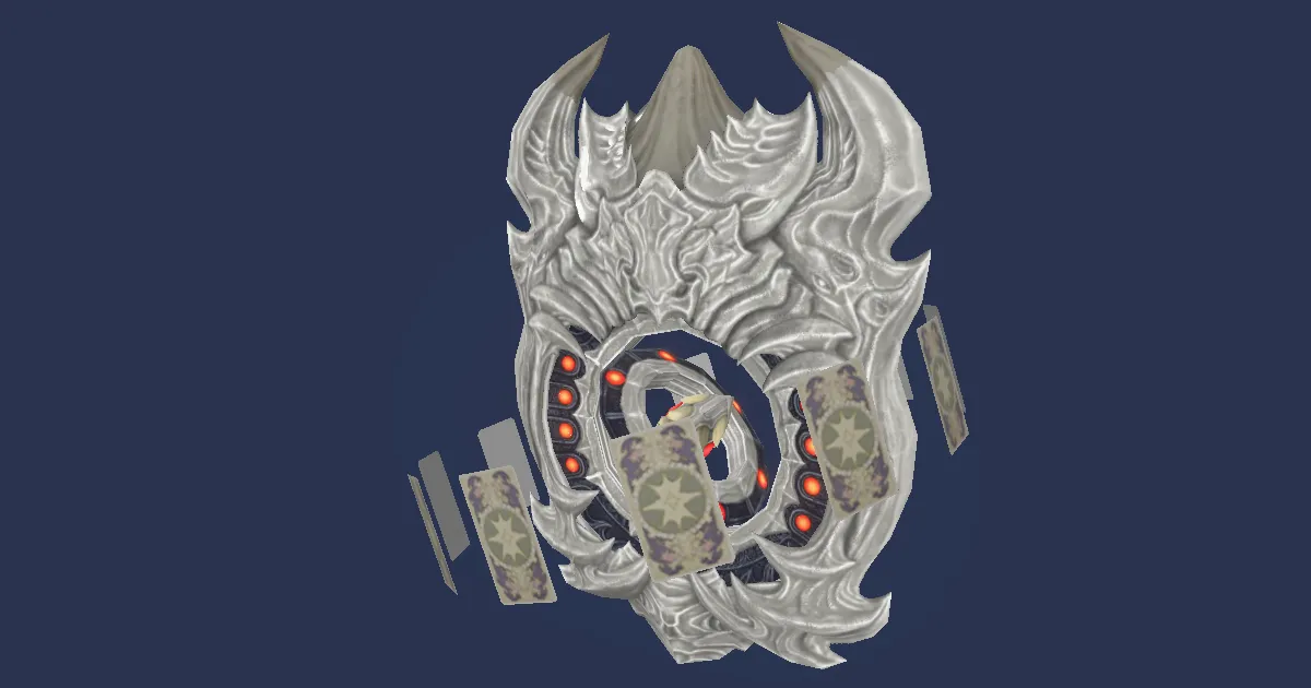 Diamond Zeta Planisphere - 3D render