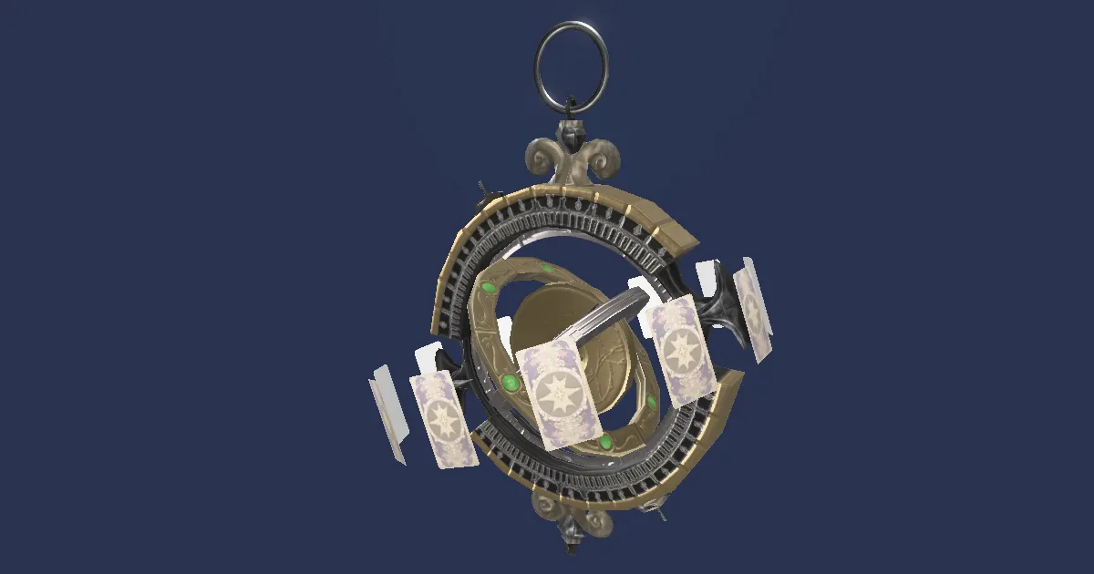 Ruthenium Torquetum - 3D render