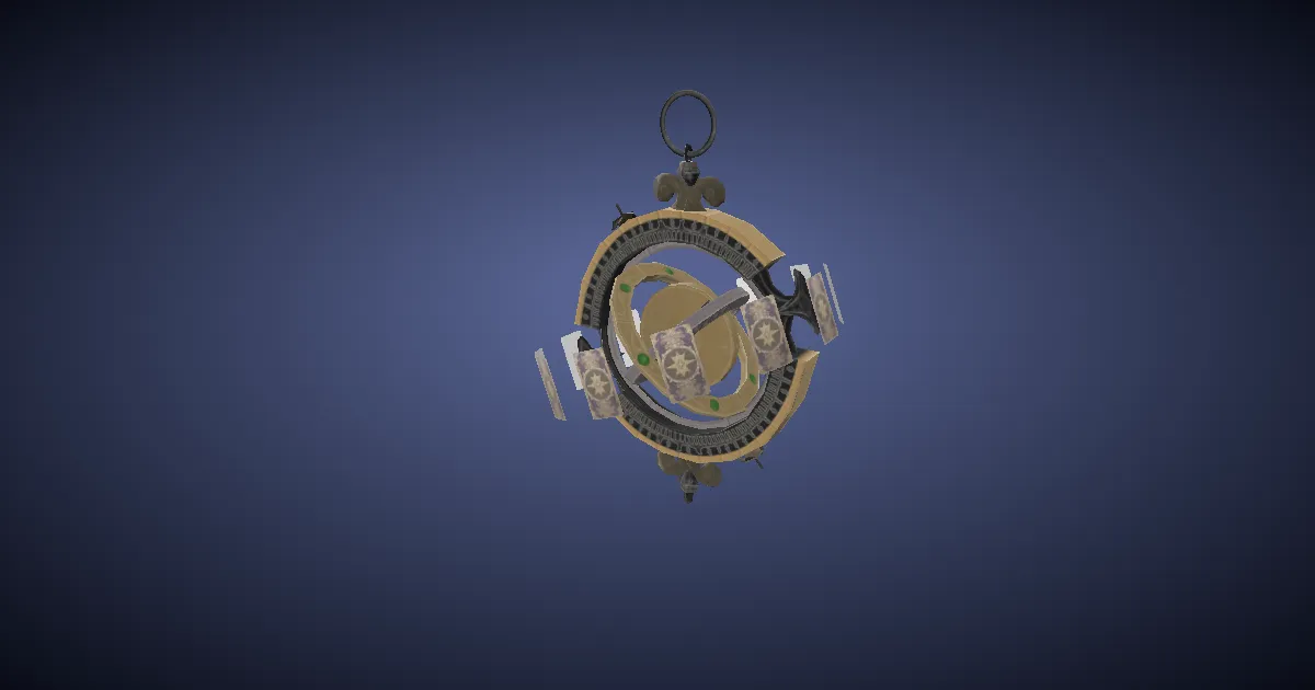 Ruthenium Torquetum - 3D render