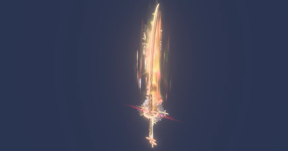 3D-Ansicht von Ultimatives Katana des Himmels