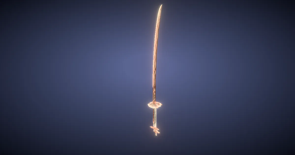 Rendu 3D de Katana des cieux zêta