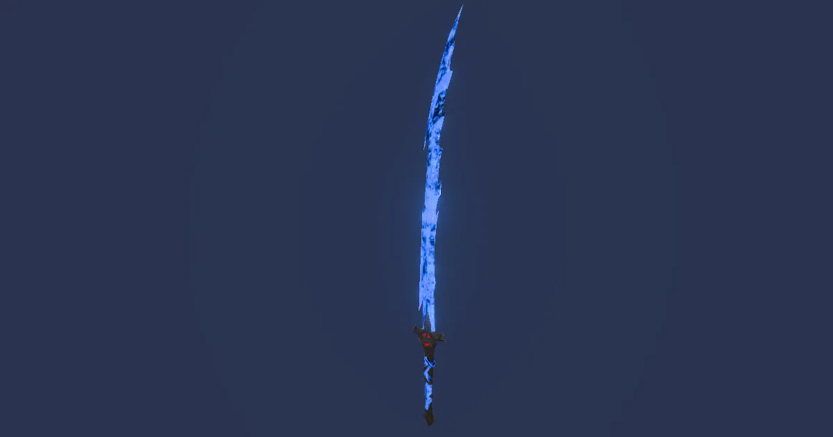 Rendu 3D de Uchigatana en azuresprit