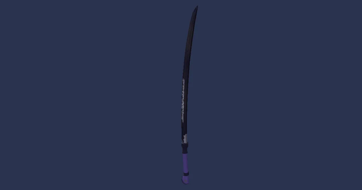 Cobalt Tungsten Blade - 3D render