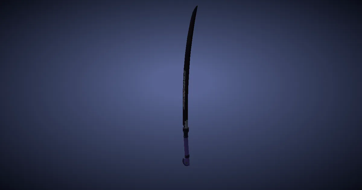 Cobalt Tungsten Blade - 3D render