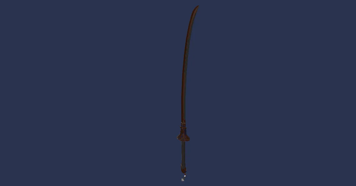 Mountain Chromite Blade - 3D render