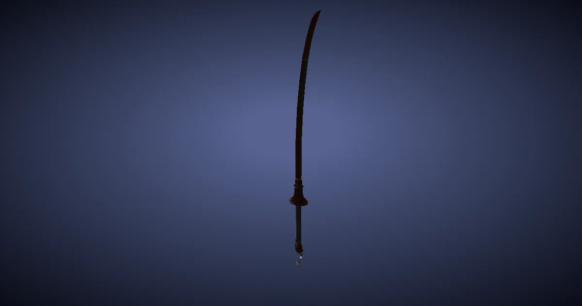 Mountain Chromite Blade - 3D render