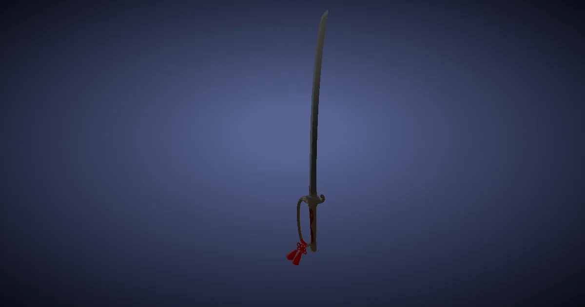 Deepgold Blade - 3D render