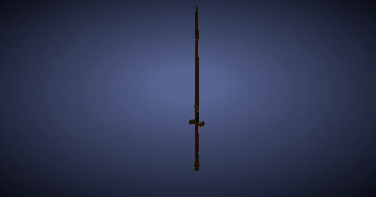 Rendu 3D de Estoc en palladium