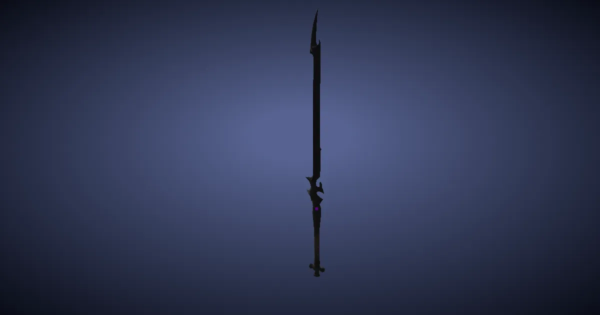 Durium Smallsword - 3D render