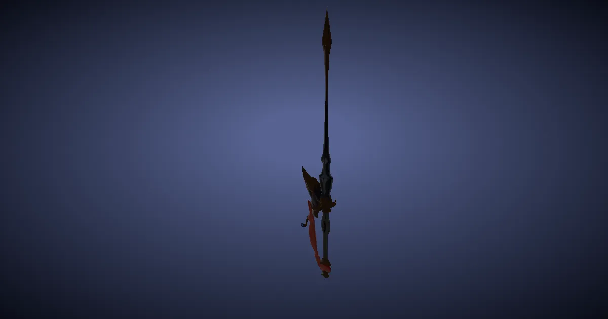 3D-Ansicht von Susano-Rapier