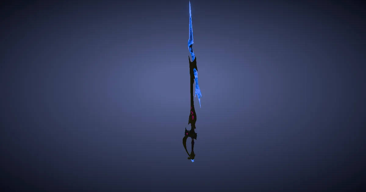 Bluespirit Rapier - 3D render