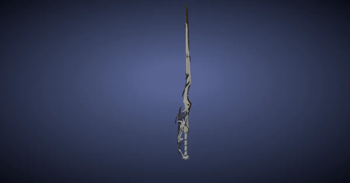 Byakko's Estoc - 3D render