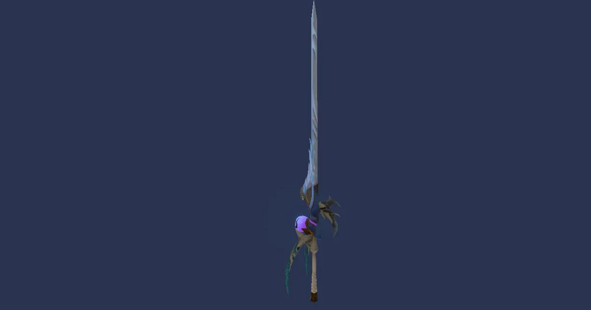 Seiryu's Rapier - 3D render