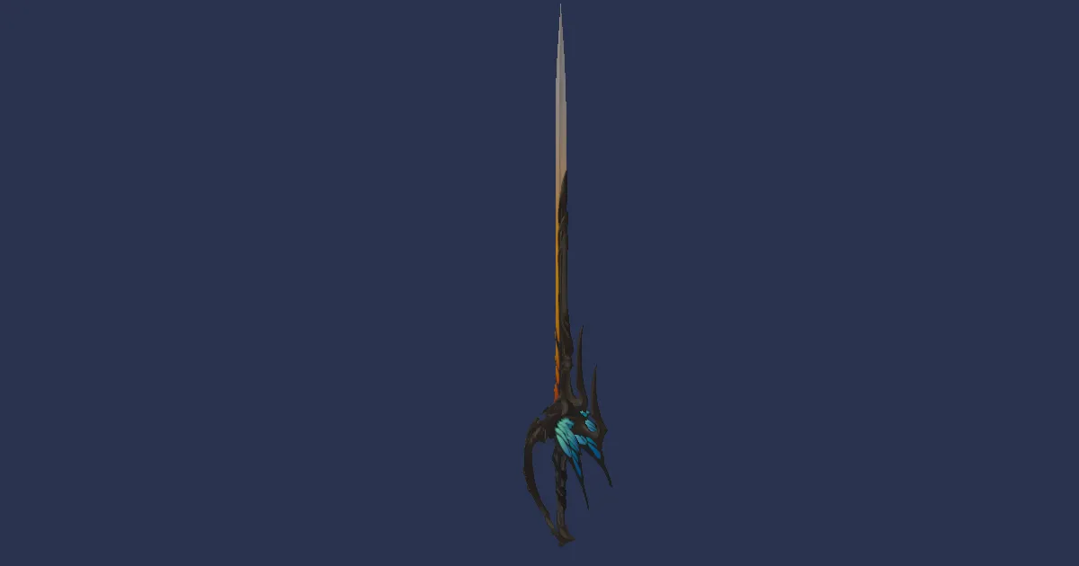 3D-Ansicht von Titania-Rapier