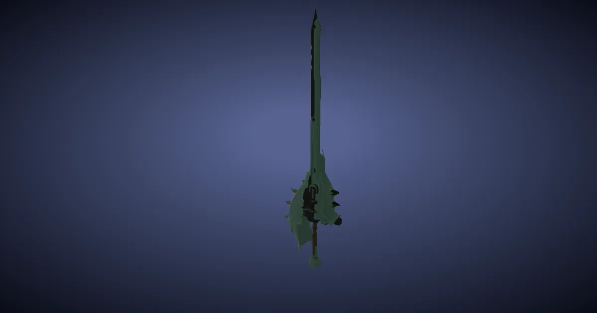 Dwarven Mythril Rapier - 3D render