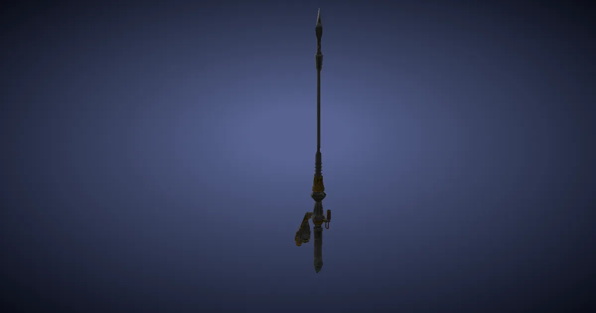Rendu 3D de Estoc magitek en chondrite