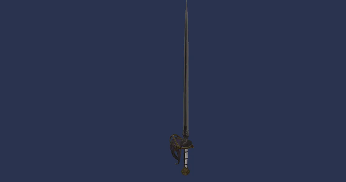 3D-Ansicht von Modifiziertes Rinascita-Rapier