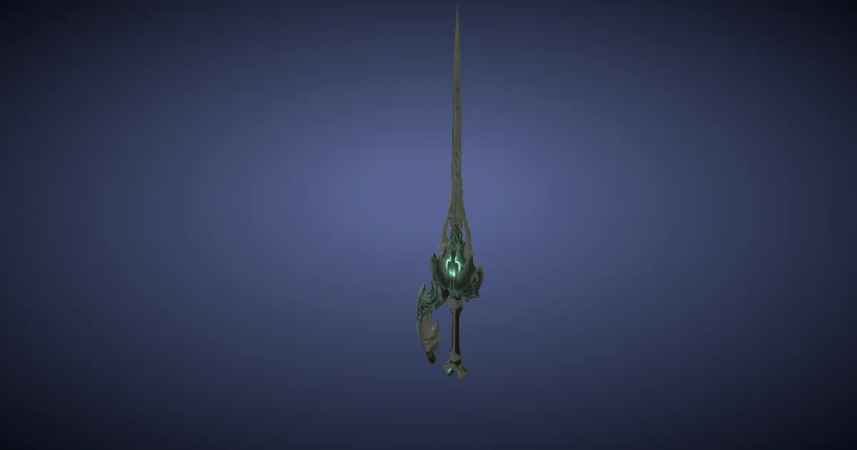 Rendu 3D de Rapière Smaragdus