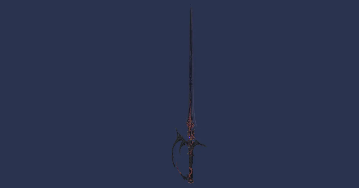 3D-Ansicht von Nichtserfülltes Rapier