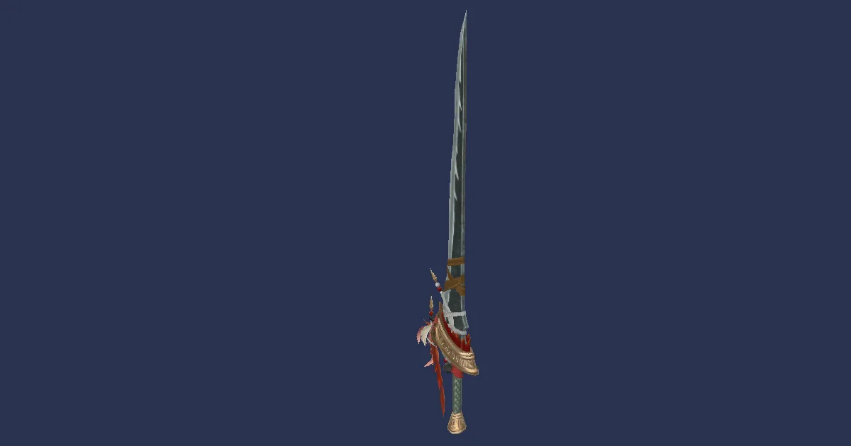 3D-Ansicht von Valigarmanda-Rapier