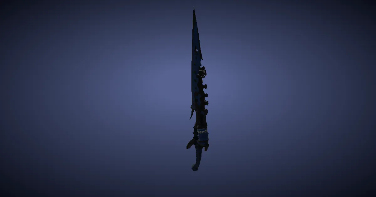 Deepgold Bayonet - 3D render