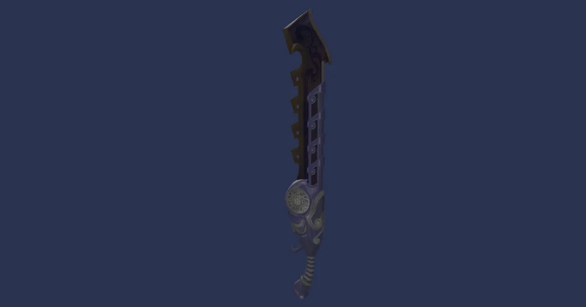 Cobalt Tungsten Sawback - 3D render