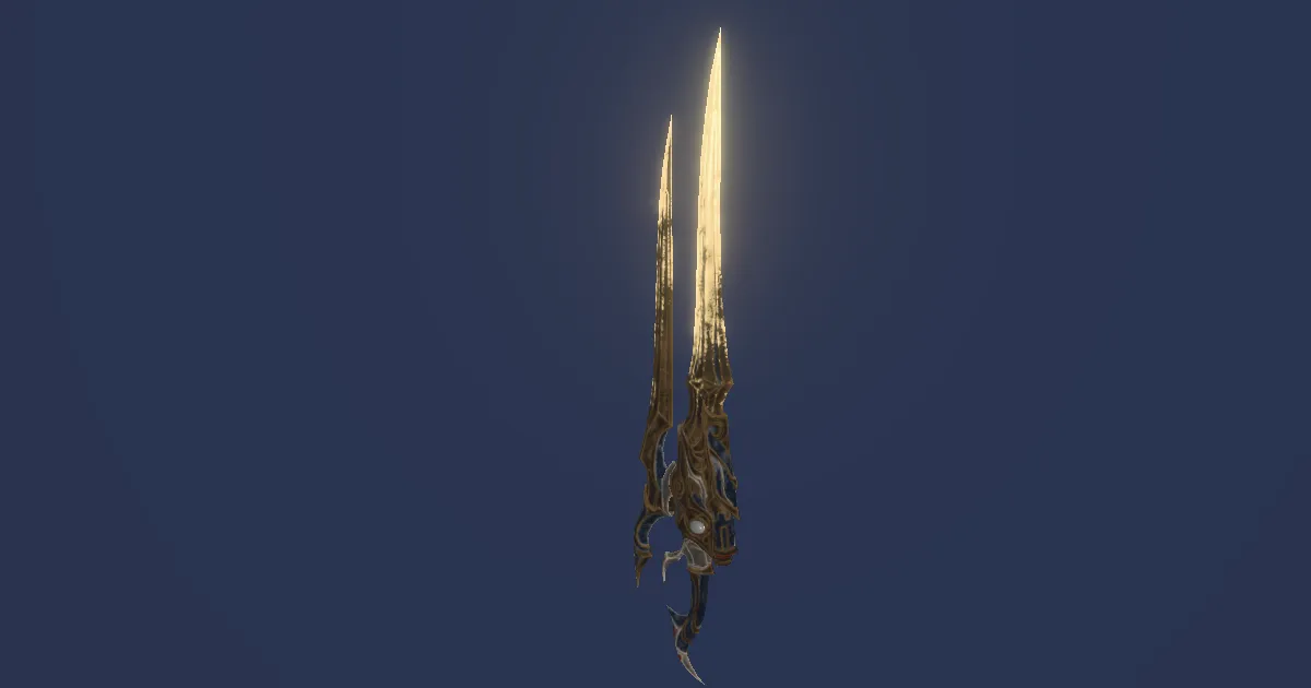 Gunblade of Light - 3D render