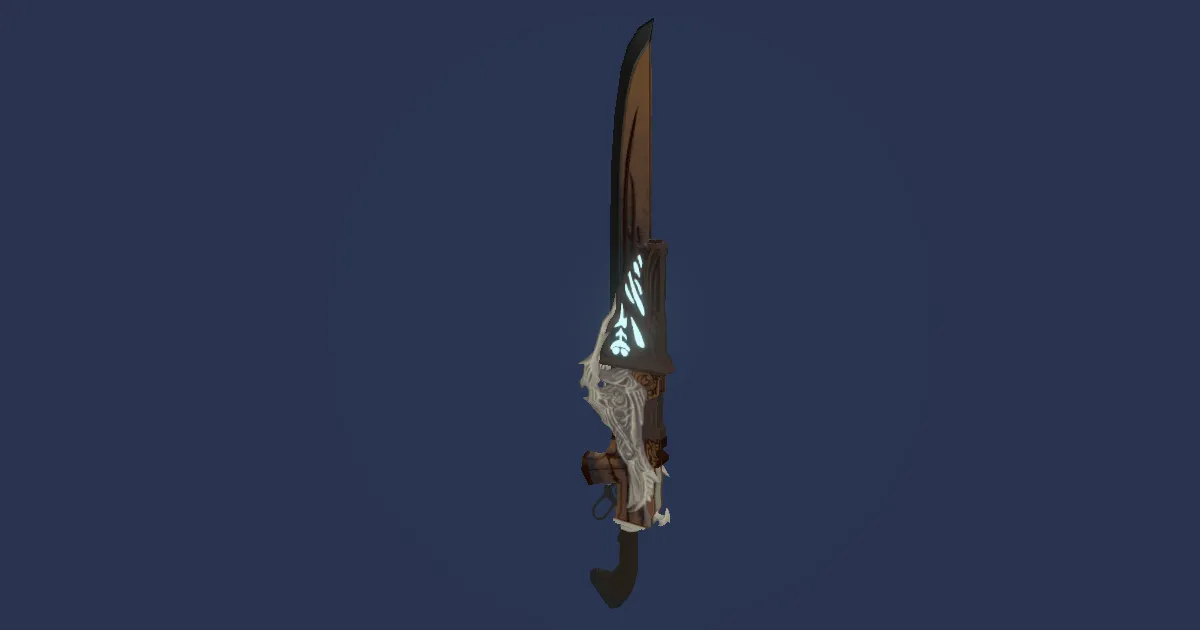 Doman Iron Gunblade - 3D render