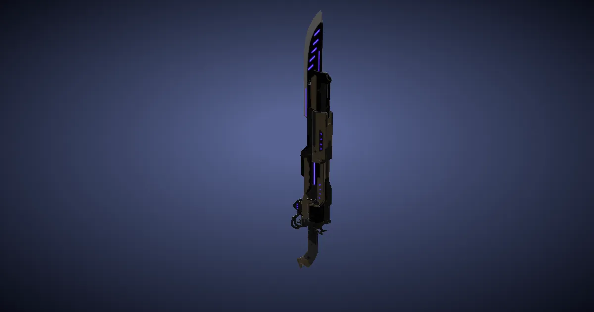 3D-Ansicht von Bismut-Revolverklinge