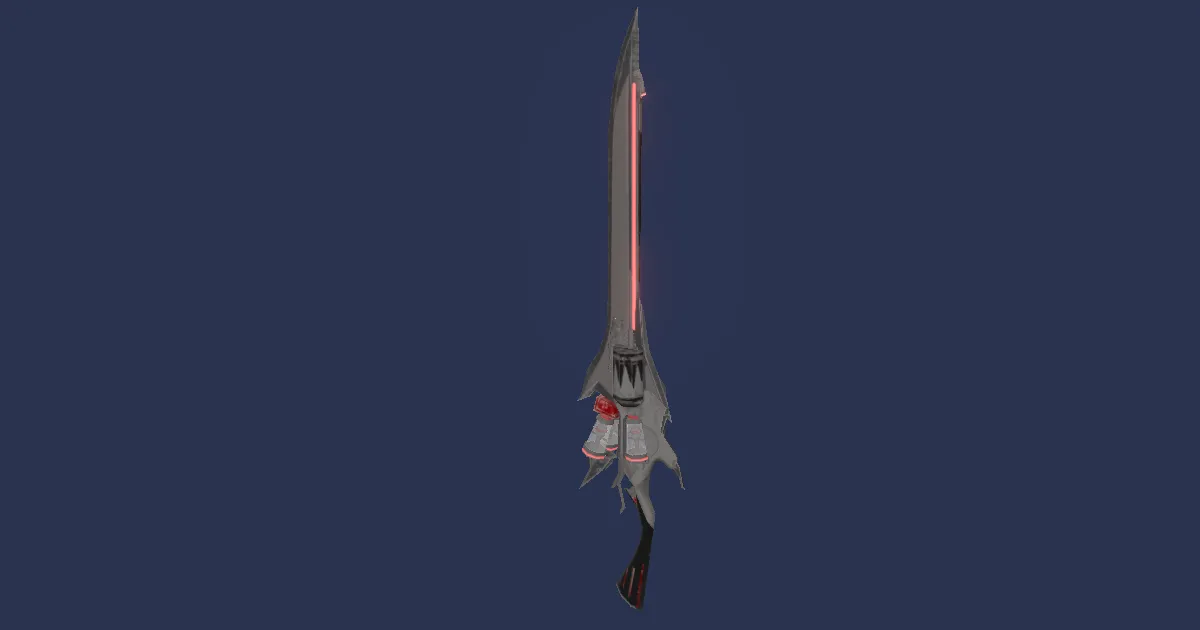 Augmented Cerberus Fang - 3D render