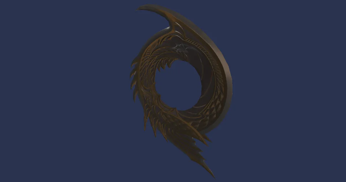 Doman Iron Glaives - 3D render