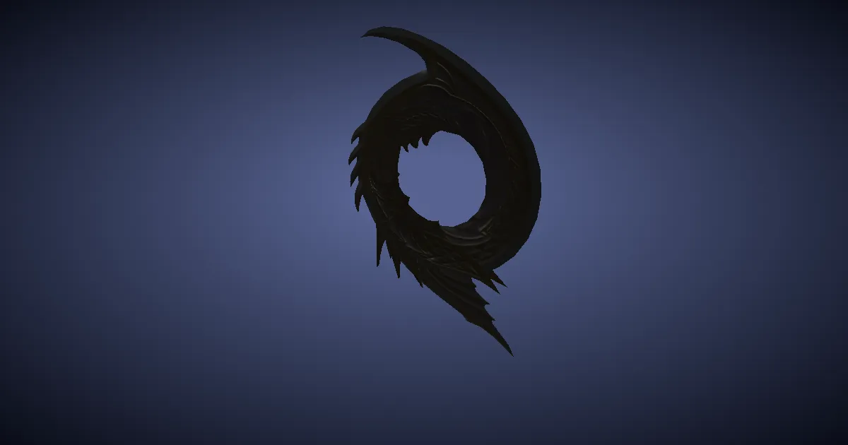 Rendu 3D de Glaives en fer domien