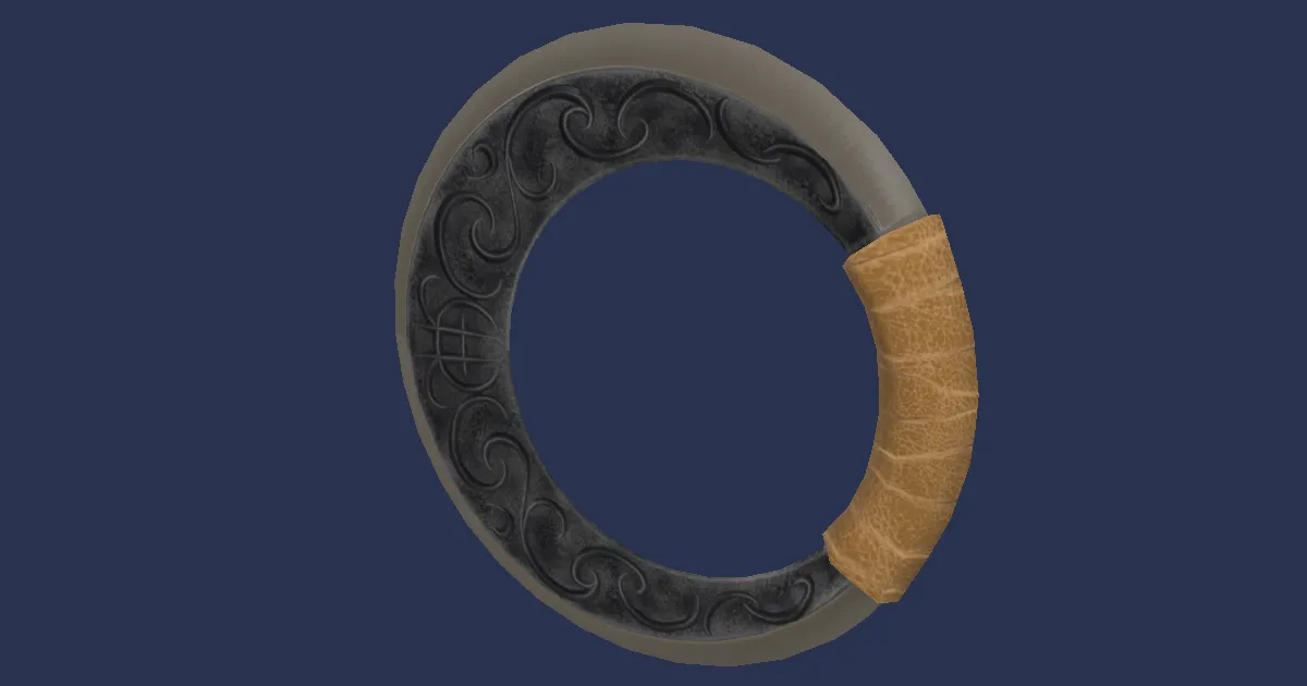 High Steel War Quoits - 3D render